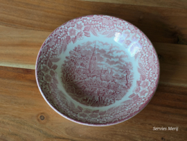 Engels rood Broadhurst ronde schaal 20 cm