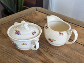 Regout creme Boudewijn Pioenroos Roomstel