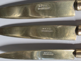 Zwiebelmuster onbekend merk set 3x Mes