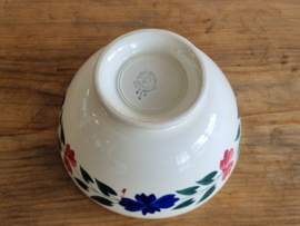 Boerenbont 418 Societe Ceramique Kom op voet (wit) 2-rings