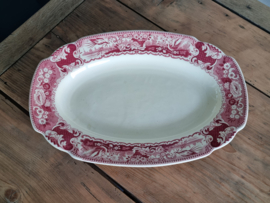Victoria Rood Societe Ceramique robuuste Serveerschaal 40 cm (creme)