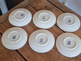 Beatrix Societe Ceramique set 6x Chocoladekom Soepkom  met 1 oor (uniek met 1 oor)