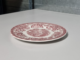 Engels rood Myott Tonquin ontbijtbord 20 cm