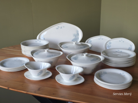 Societe Ceramique Waterland compleet eetservies 10 personen