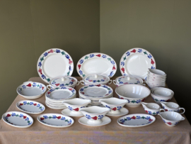 Oud Boerenbont Regout Royal Sphinx Eetservies 12 personen