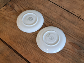 Societe Ceramique Schrijfnamendecor Brabant set 2x Schotel 13 cm