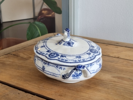 Engels blauw Ethelwyn Bishop & Stonier dekschaal terrine