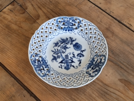 Blue Danube Bord met ajour rand 20 cm