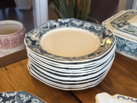 Victoria groen Societe Ceramique Eetservies 12 personen