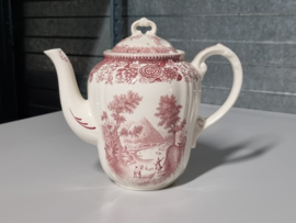 Villeroy en Boch Burgenland rood Koffiepot Theepot ca. 0,9 liter