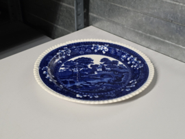 Engels Copeland Spode's Tower blauw plat dinerbord Ø 27 cm (rechte rand)