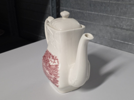 Engels rood English Ironstone Tableware EIT koffiepot theepot (wagen)