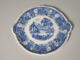 Villeroy en Boch Burgenland blauw Taartschaal Serveerschaal 28,5 cm