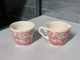 Engels rood Ironstone EIT Ltd England Roomstelletje (wagen)