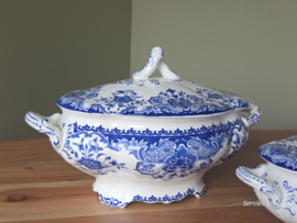 Boch BFK decor Dordrecht blauw schalenset 3 delig