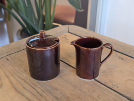 Regout Royal Sphinx bruin Koffieservies 2-persoons