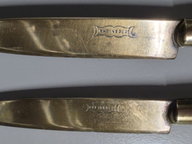 Zwiebelmuster onbekend merk set 2x Mes (2)