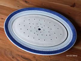 Royal Copenhagen Tranquebar Trankebar ovale schaal 43,5 cm met uitlektreef