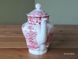 Copeland Spode's Pink Rhine koffiepot theepot 1,2 liter
