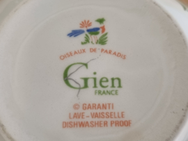 Frans GIEN decor Oiseaux de Paradis Chocoladekom