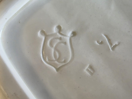 Societe Ceramique hoge aspergeschaal 33 cm