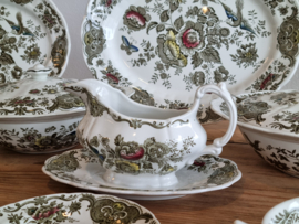 Engels Ridgway Windsor groen gekleurd compleet Servies 6 persoons