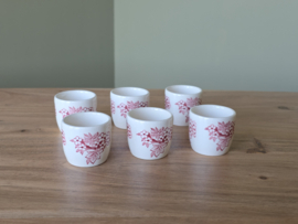 Engels rood English Ironstone Tableware EIT set 6x eierdop