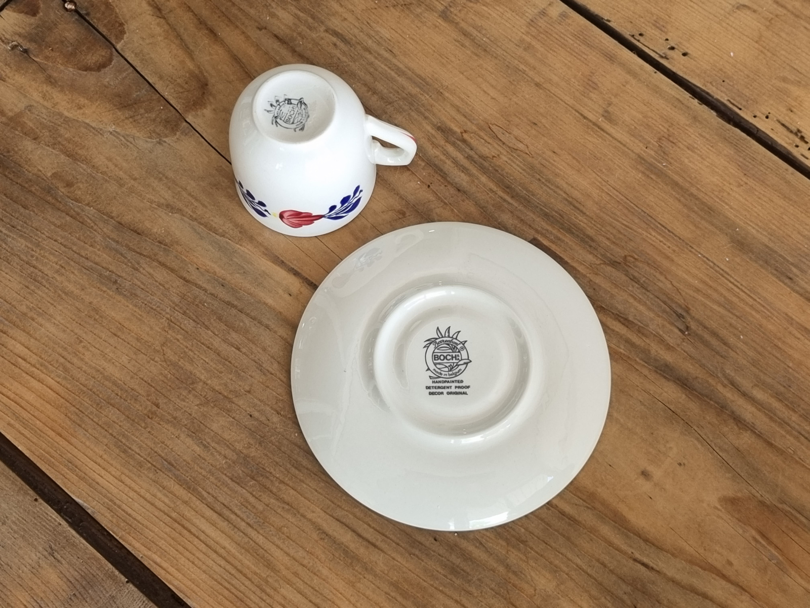 Boerenbont Boch Espresso Kop en schotel