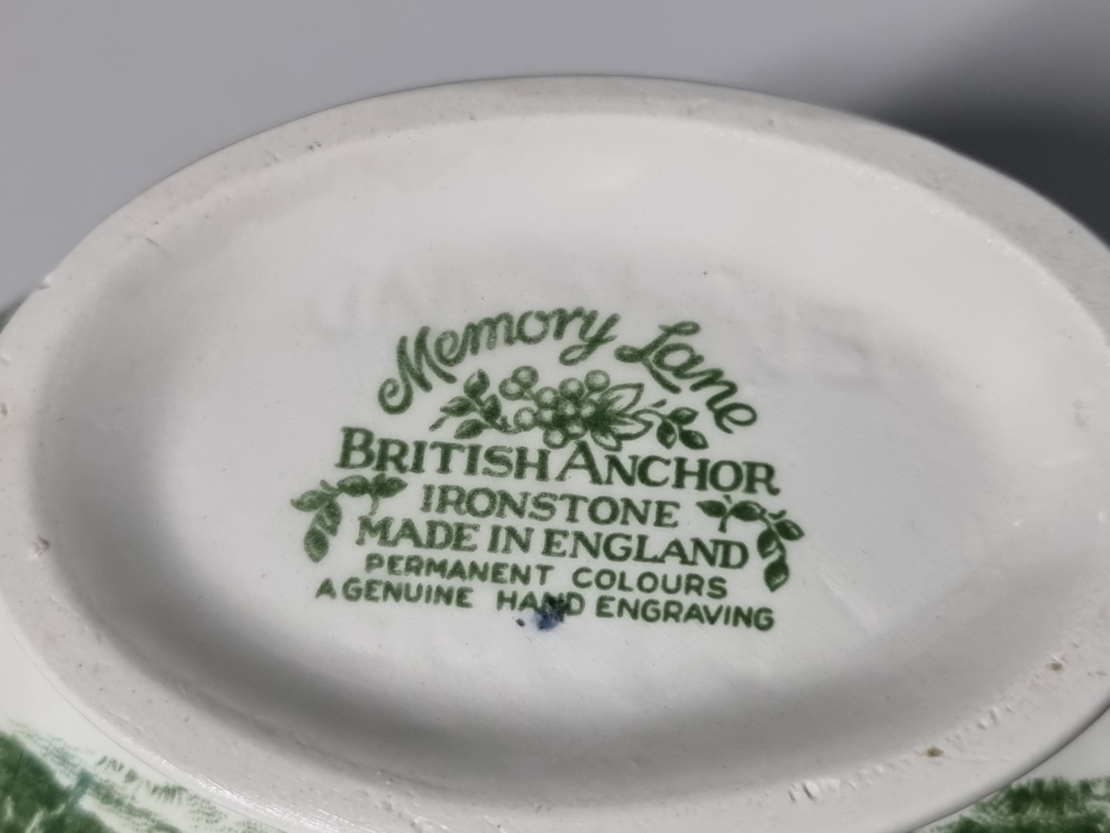 Engels groen British Anchor Memory Lane sauskom