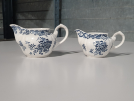 Villeroy en Boch Valeria blauw set 2x Schenkkannetje