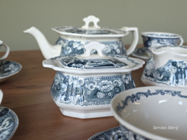 Victoria Groen Societe Ceramique theeservies 6 personen