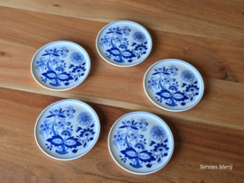 Zwiebelmuster Hutschenreuther set 5x onderzetter