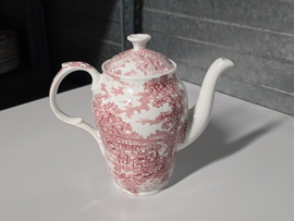 Engels rood Meakin Coaching Days koffiepot 16 cm