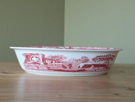 Copeland Spode's Italian hoge ovale schaal 31,5 cm
