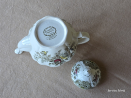 Engels Ridgway Windsor groen gekleurd Theepot