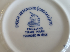 Engels blauw Enoch Wedgwood set 6x onderzetter