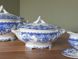 Boch BFK decor Dordrecht blauw schalenset 3 delig
