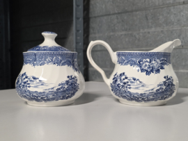Engels blauw England's Heritage Ansley & Co. roomstel (groot model)
