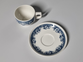 Villeroy en Boch Balmoral petrol set 8x Kop en schotel