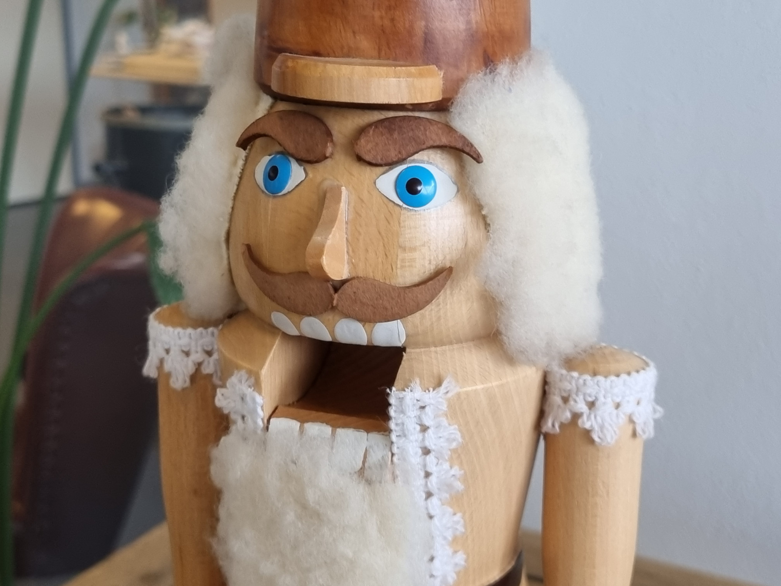 Vintage Grote Notenkraker uit Beieren 44,5 cm