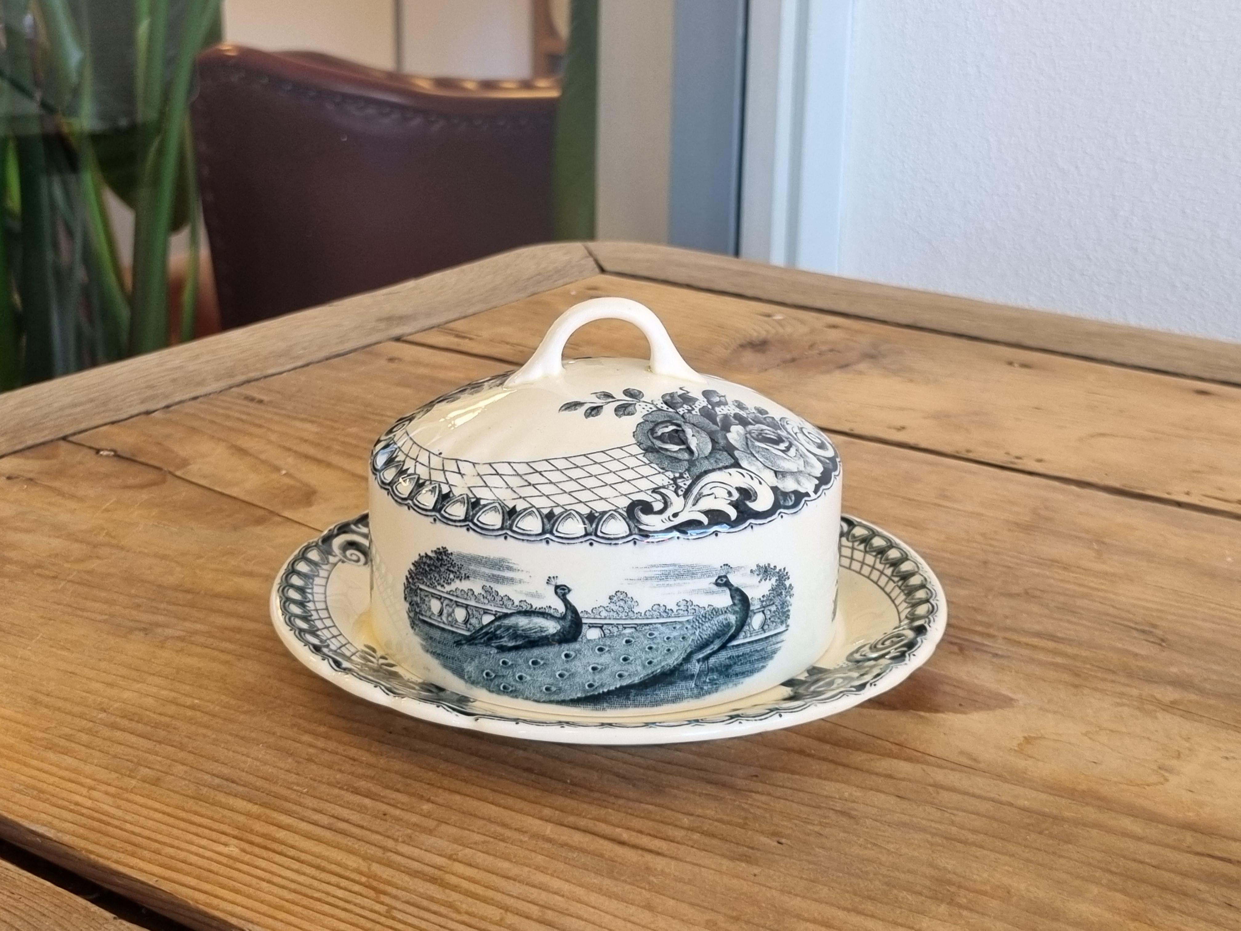 Peacock groen Societe Ceramique botervloot
