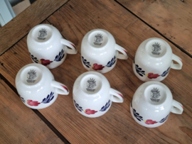 Boerenbont Boch set 6x Beker, Mok met oor
