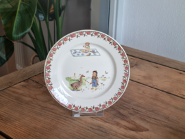 Frans Sarreguemines Enfants plat Bordje 16 cm (afb. eendjes)