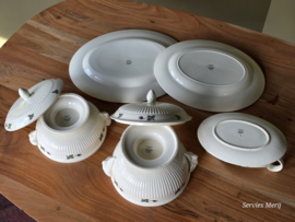 Wedgwood Moss Rose set schalen 5 delig