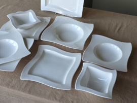 Villeroy en Boch decor New Wave dinerset 2 personen