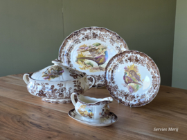 Engels Palissy Game Series jachtservies serveerset 4 delen