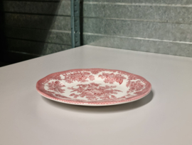 Engels rood Enoch Wedgwood Asiatic Pheasants ontbijtbord 20 cm