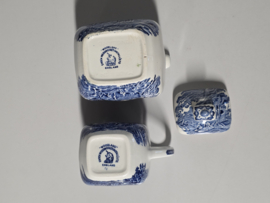 Engels blauw Enoch Wedgwood Woodland Roomstel (groter model)