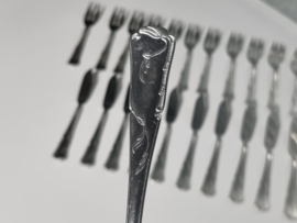 Vis Bestekset Eternum Inox Gembloux Belgium 12 personen 24 delen
