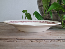 Boerenhoeve Rood Societe Ceramique Diep Soep Pasta Bord (wit)